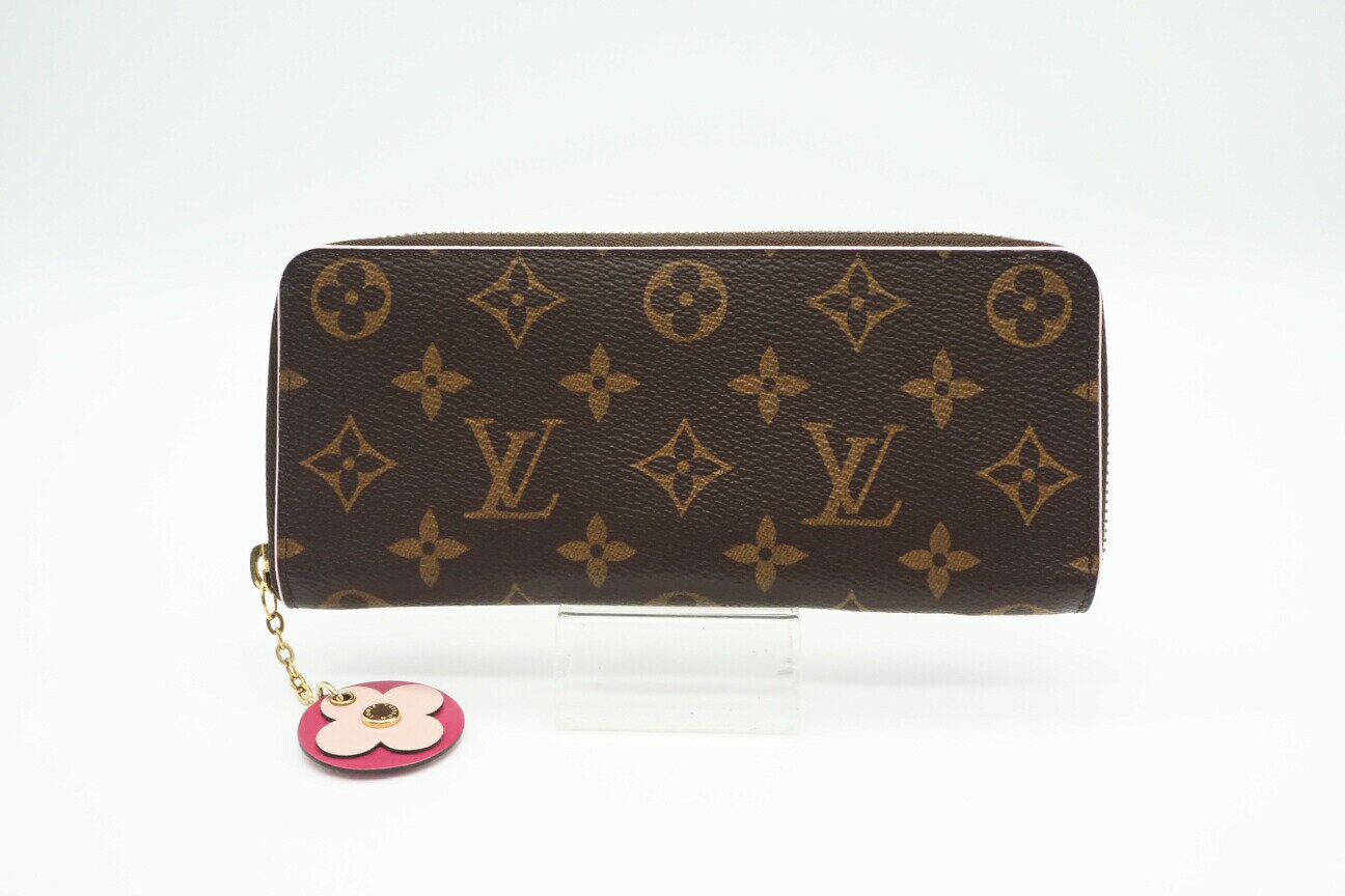 楽天リユースショップ BICLOCK☆安心の3大保証☆ ABランク ≪LOUIS VUITTON ルイ ヴィトン/ジッピーウォレット≫ M68314 モノグラム ポルトフォイユ クレマンス フラワーチャーム 【中古】