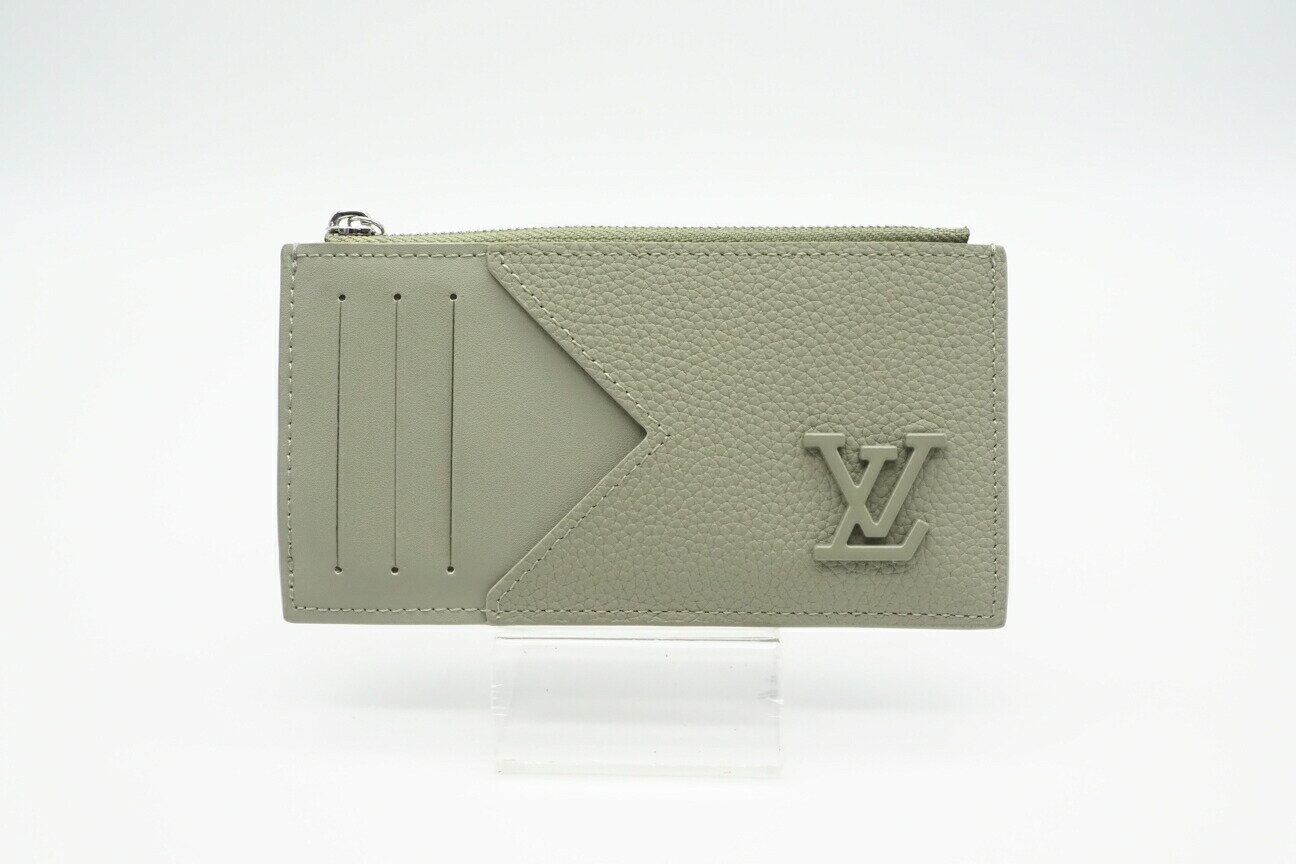 ☆安心の3大保証☆ Aランク ≪LOUIS VUITTON ルイ ヴィトン/コインケース≫ M82282 LVアエログラム コイン カード ホルダー グリーン 極美品 送料無料【中古】