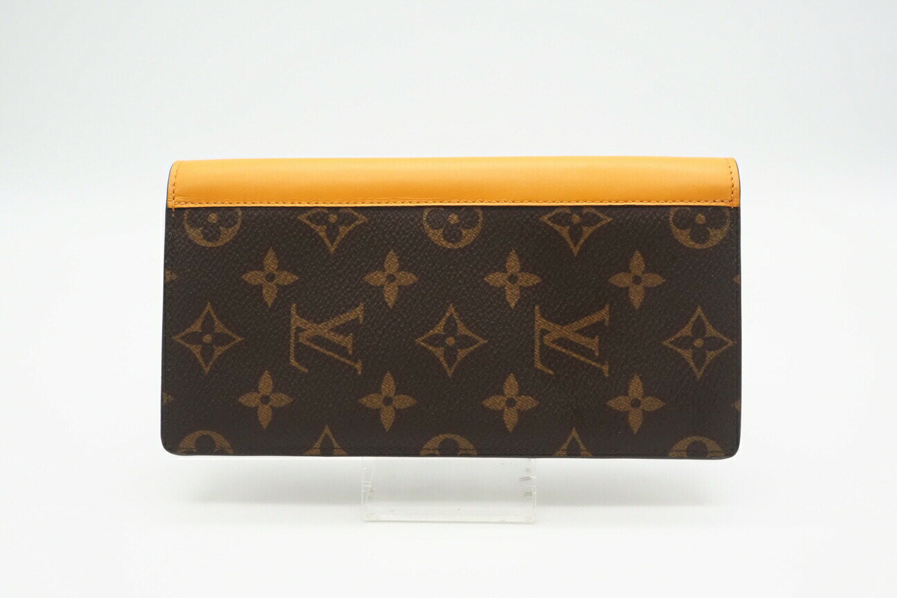 楽天リユースショップ BICLOCK☆安心の3大保証☆ ABランク ≪LOUIS VUITTON ルイ ヴィトン/二つ折り長財布≫ M82551 モノグラム マカサー ポルトフォイユ ブラザ サフランオレンジ【中古】