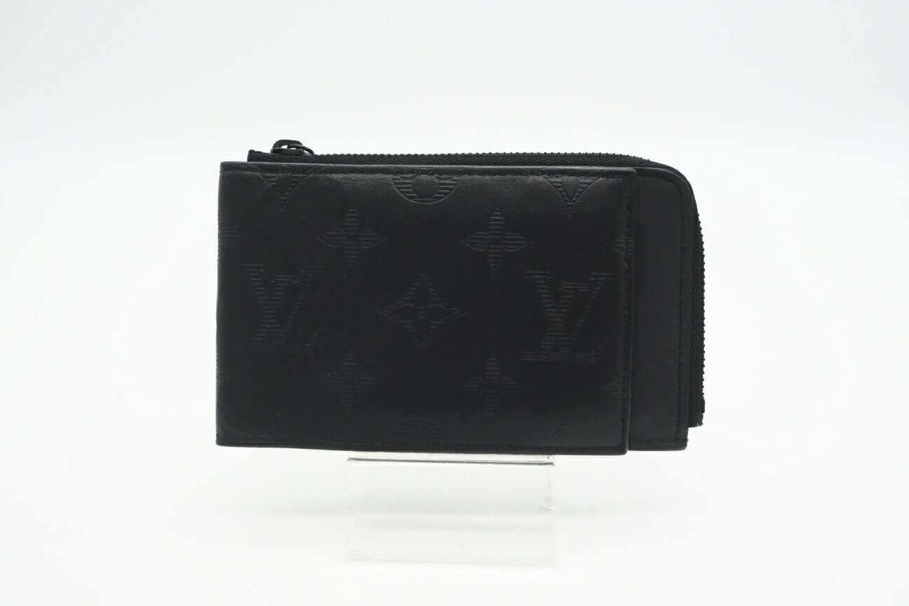 ☆安心の3大保証☆ Bランク ≪LOUIS VUITTON ルイ ヴィトン/L字ファスナーコインケース≫ M81526 シャドウ ハイブリッド ウォレット ノワール ブラック【中古】