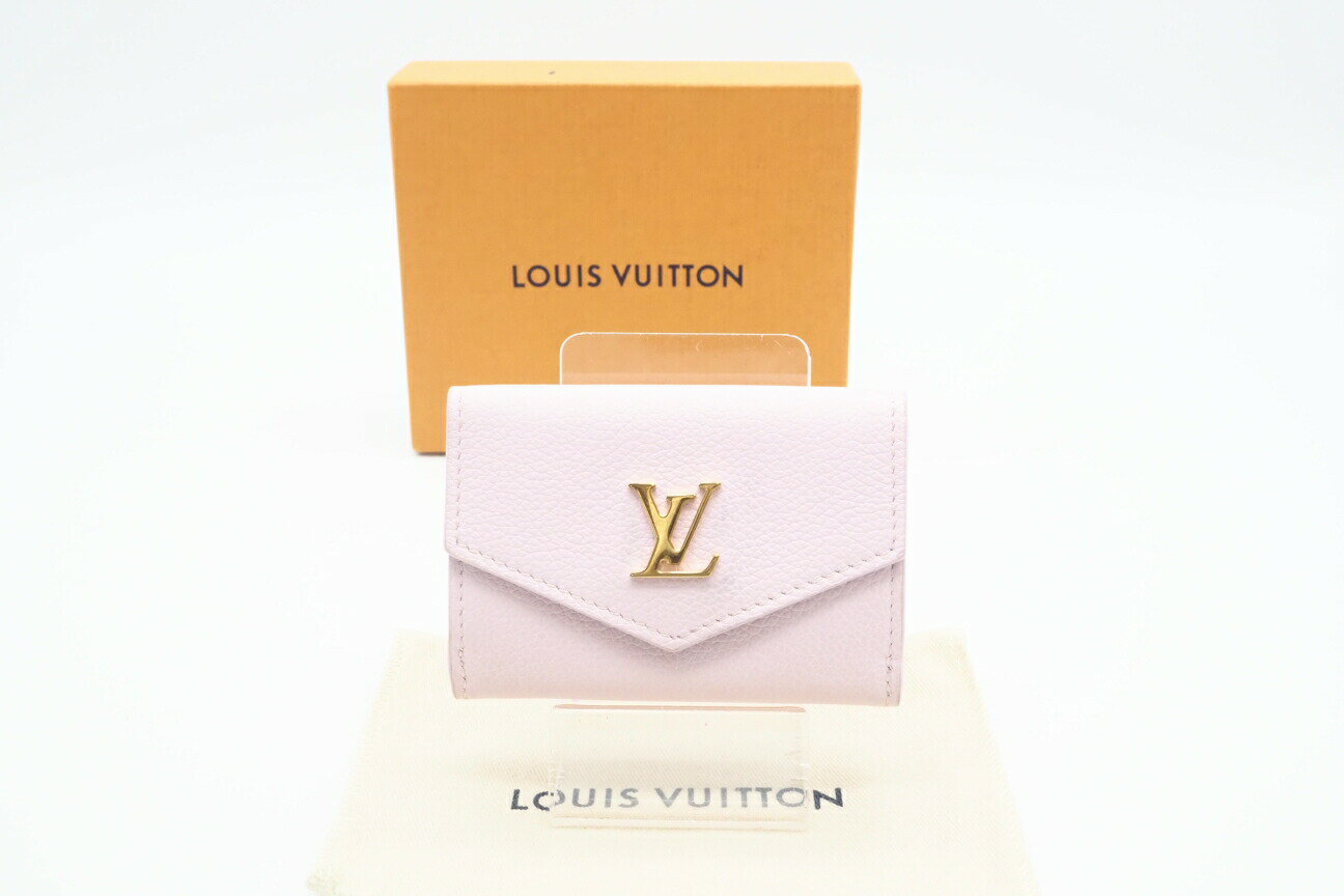 楽天リユースショップ BICLOCK☆安心の3大保証☆ ABランク ≪LOUIS VUITTON ルイ ヴィトン/三つ折り財布≫ M67859 ポルトフォイユ ロックミ二 ピンク ゴールド 送料無料【中古】