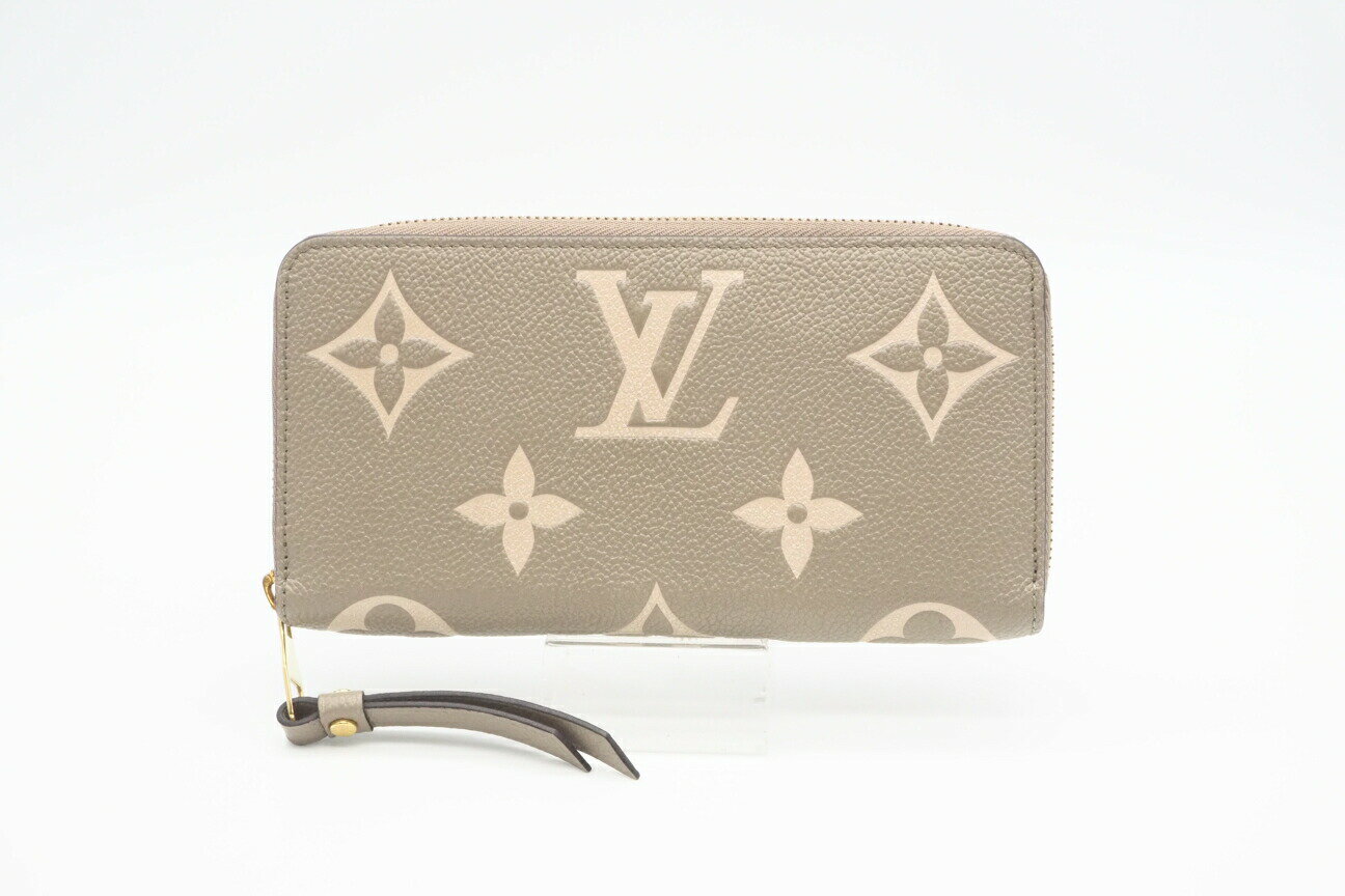 ☆安心の3大保証☆ ABランク ≪LOUIS VUITTON ルイ ヴィトン/ジッピーウォレット≫ M69794 バイカラー モノグラム アンプラント トゥルトレール クレーム【中古】