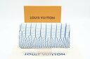 ☆安心の3大保証☆ ABランク ≪LOUIS VUITTON ルイ ヴィトン/二つ折り長財布≫ N80786 クロコダイル ポルトフォイユブラザ ネオン ホワイト ブルー【中古】