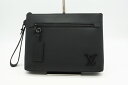 ☆安心の3大保証☆ ABランク ≪LOUIS VUITTON ルイ ヴィトン/クラッチバッグ≫ M69837 アエログラム ポシェット IPAD ブラック 美品 送料無料【中古】