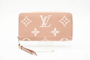 ☆安心の3大保証☆ ABランク ≪LOUIS VUITTON ルイ ヴィトン/ジッピーウォレット≫ M81645 アンプラント バイカラー ローズトリアノン ク...