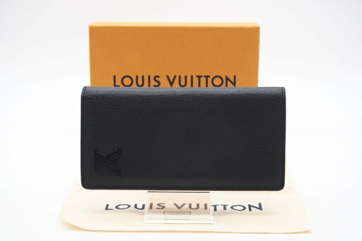 ☆安心の3大保証☆ Bランク ≪LOUIS VUITTON ルイ ヴィトン/二つ折り長財布≫ M69980 LV アエログラム ポルトフォイユ ブラザ ノワール 黒 送料無料【中古】 ☆安心の3大保証☆ Bランク ≪LOUIS VUITTON ルイ ヴィトン/二つ折り長財布≫ M69980 LV アエログラム ポルトフォイユ ブラザ ノワール 黒 送料無料【中古】