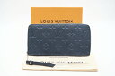 ☆安心の3大保証☆ ABランク ≪LOUIS VUITTON ルイ ヴィトン/ジッピー ウォレット≫ M80958 モノグラム アンプラント ネイビーブルー 美...