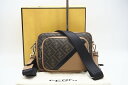 ☆安心の3大保証☆ Aランク ≪FENDI フェンディ/ショルダーバッグ≫ 7VA607 キャム カメラケース デュオ タバコブラウン&サンドブラウンベージュ【中古】(4)
