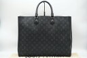 ☆安心の3大保証☆ ABランク ≪LOUIS VUITTON ルイ ヴィトン/トートバッグ≫ M44733 モノグラム エクリプス グラン サック ブラック グ...