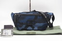 ☆安心の3大保証☆ ABランク ≪VALENTINO ヴァレンティノ/ボディバッグ≫ TY2B0827MPR ナイロン カモフラージュ ブルー ブラック 美品 ...