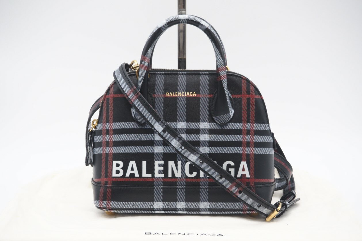 VINTAGE●BALENCIAGA●バレンシアガ チェック ショルダーバック 楽天市場】バレンシアガ バッグ(柄チェック)(バッグ・小物