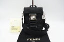 ☆安心の3大保証☆ Aランク ≪FENDI フェンディ/ボディバッグ≫ 7VZ068 ズッカ フェンディネス ナイロン レザー ブラック 極美品 送料無料【中古...