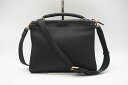☆安心の3大保証☆ ABランク ≪FENDI フェンディ/2WAYバッグ≫ 7VA422 セレリア ピーカブーアイシーユー ハンドバッグ ブラック レッド 送料...