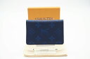 ☆安心の3大保証☆ Aランク ≪LOUIS VUITTON ルイ ヴィトン/カードケース≫ M30301 タイガラマ オーガナイザー ドゥポッシュ コバルト ブルー 送料無料【中古】
