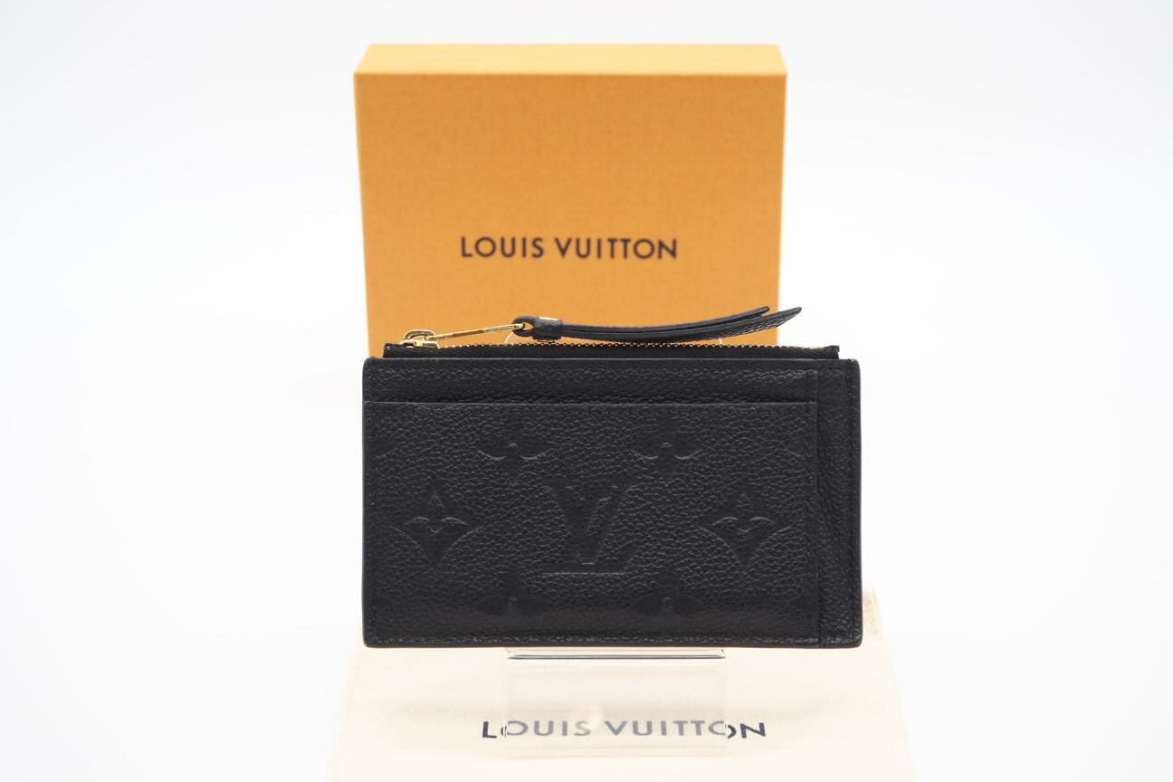 ✴︎LOUIS VUITTON ポルトカルトジップ　ノワール　美品✴︎ ✴︎LOUIS VUITTON ポルトカルトジップノワール超美品✴︎