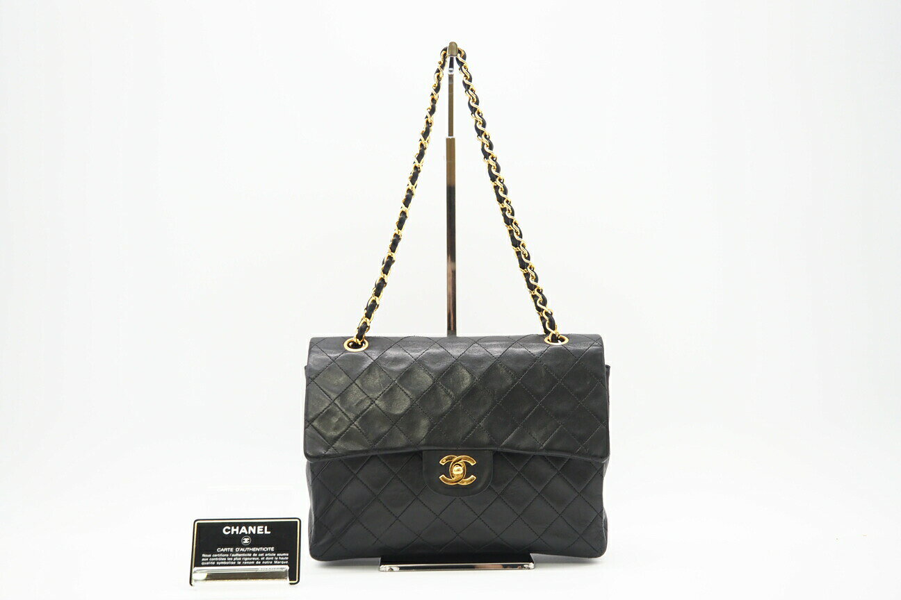 CHANEL シャネル マトラッセダブルフラップショルダーバッグ 極美品 