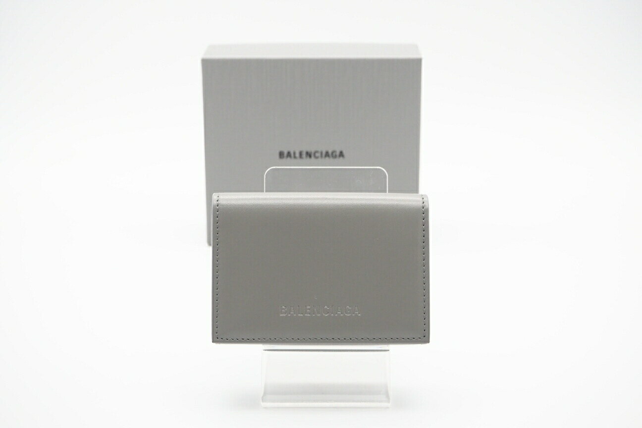 楽天市場】バレンシアガ 三つ折り財布 グレーの通販