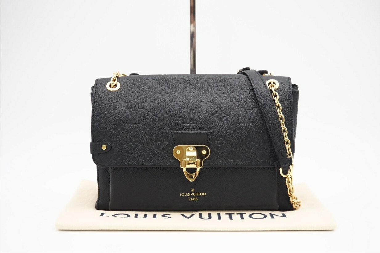 LOUIS VUITTON - ★3日以内返品可★ 極美品 LOUIS VUITTON ルイ・ヴィトン アンプラント ヴァヴァンPM M44151 ショルダーバッグ ブラック カーフレザー レディース【中古】