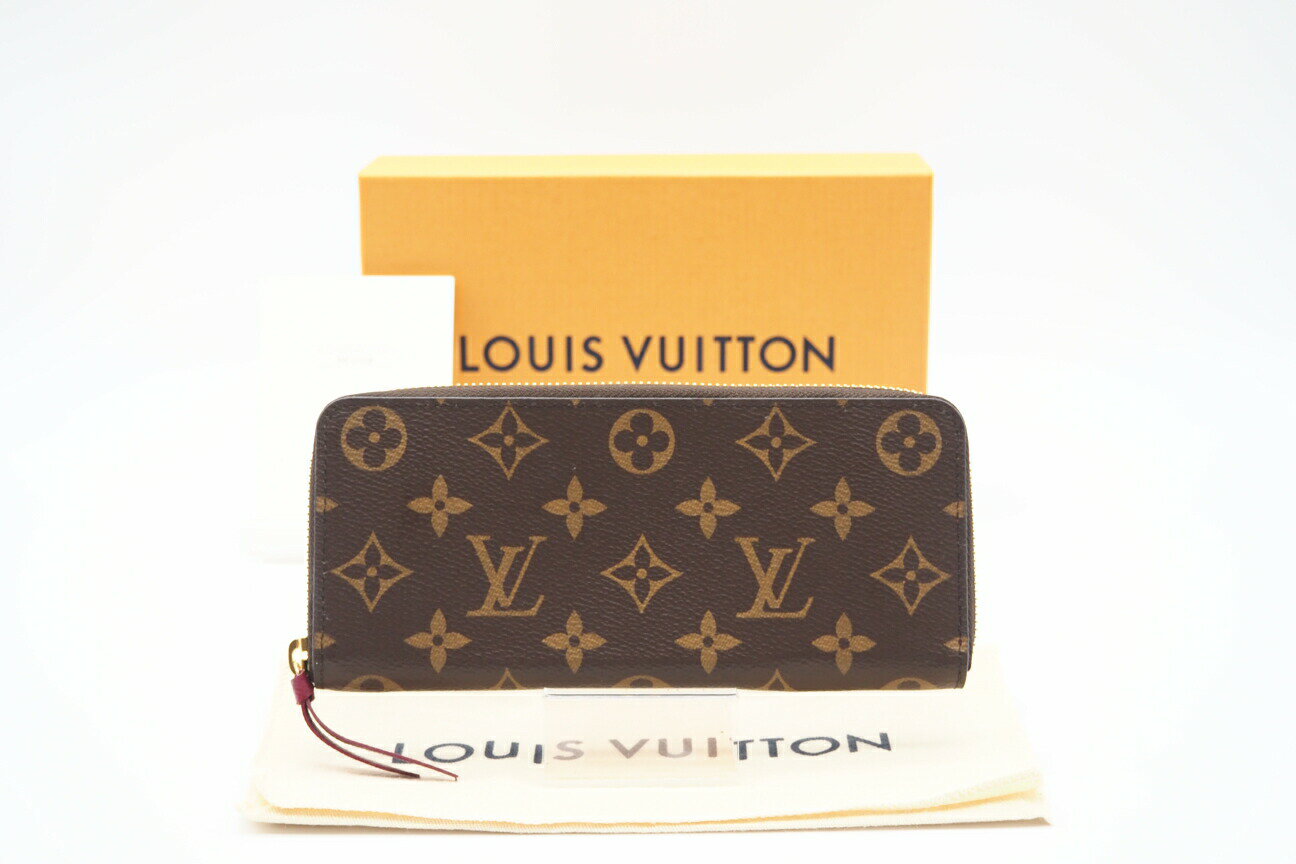 新品同様 ルイ ヴィトン ポルトフォイユ クレマンス モノグラム M60742 フューシャ 長財布 LV 1283【中古】LOUIS VUITTON LOUIS VUITTON（ルイ・ヴィトン） 長財布 モノグラム ポルトフォイユ
