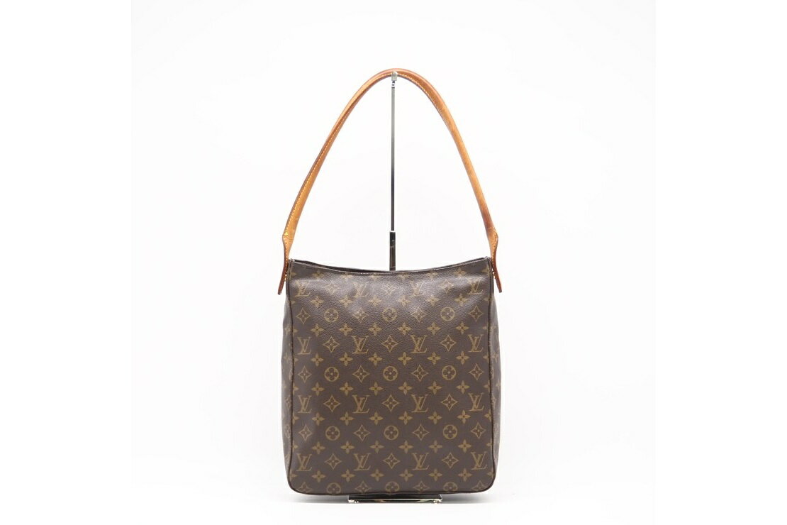 ルイヴィトン モノグラム ルーピング GM M51145 ショルダーバッグ ルイ・ヴィトン LOUIS VUITTON ルーピングGM M51145 ブラウン