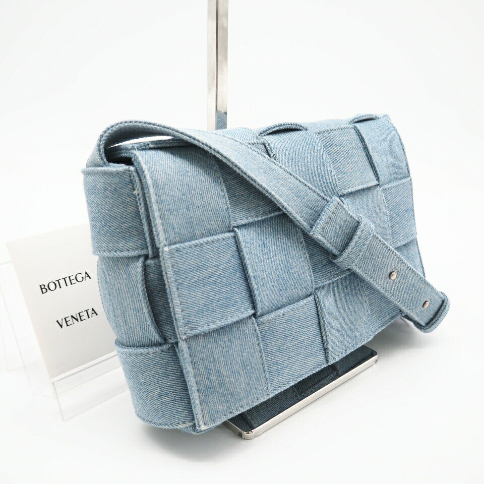★3日以内返品可★ 美品 BOTTEGAVENETA ボッテガヴェネタ マキシイントレチャート デニム ショルダー 710188 ショルダーバッグ ブルー デニム レディース 楽天市場】ボッテガヴェネタ ショルダーバッグ（素材（生地・毛糸
