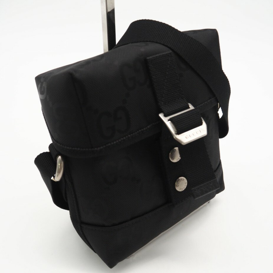 樂天商城 - ★3日以内返品可★ 極美品 GUCCI グッチ GGナイロン オフザグリット 643858 ショルダーバッグ ブラック ナイロン レディース【中古】