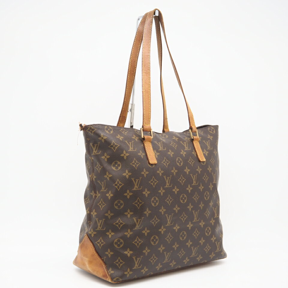 VANESSA BRUNO - ★3日以内返品可★ LOUIS VUITTON ルイ・ヴィトン モノグラム カバメゾ M51151 ハンドバッグ ブラウン コーティングキャンバス レディース【中古】