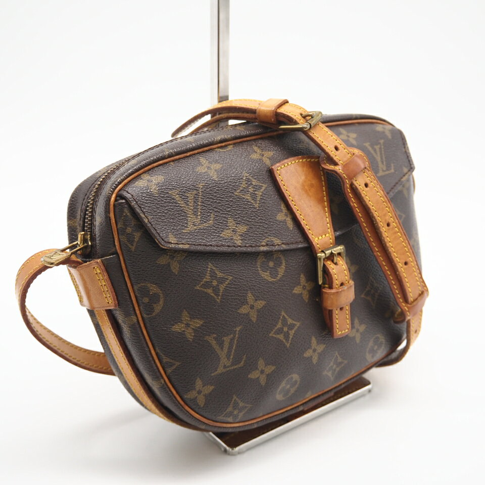 ★3日以内返品可★ LOUIS VUITTON ルイ・ヴィトン モノグラム ジュヌフィーユ25 M51226 ショルダーバッグ ブラウン コーティングキャンバス...