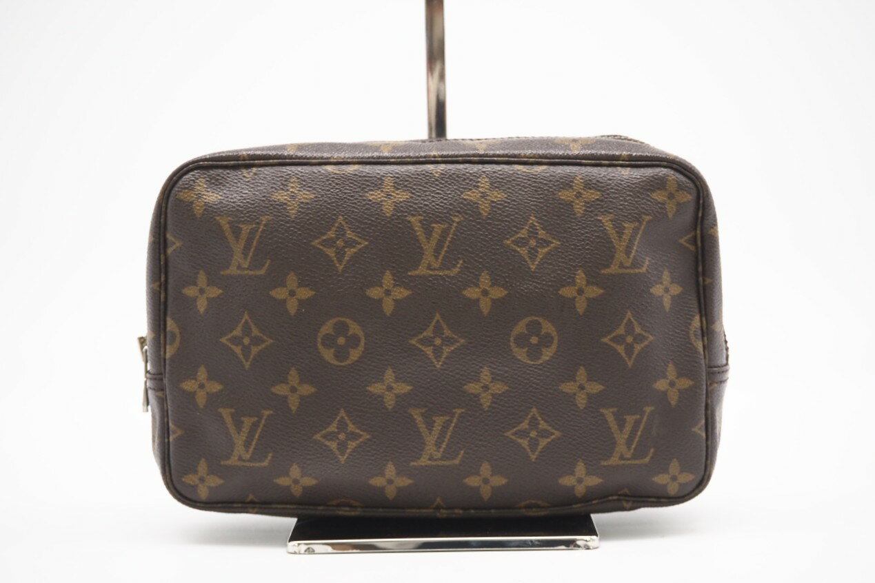 ★3日以内返品可★ LOUIS VUITTON ルイ・ヴィトン モノグラム トゥルーストワレット23 M47524 セカンドバッグ ブラウン コーティングキャンバス レディース【中古】