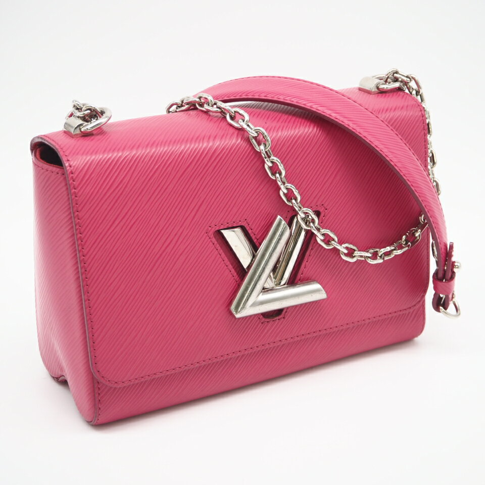 Rakuten - ★3日以内返品可★ 美品 LOUIS VUITTON ルイ・ヴィトン エピ ツイストMM フューシャ M51006 ショルダーバッグ ピンク グレインレザー レディース【中古】