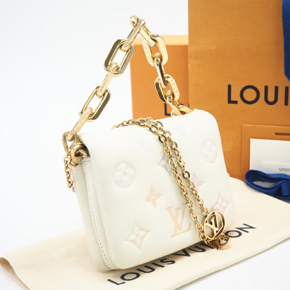 Rakuten - ★3日以内返品可★ 美品 LOUIS VUITTON ルイ・ヴィトン モノグラム ラムスキン クッサンベルトバッグ - 2wayショルダーバッグ マルチカラー ラムスキン レディース【中古】
