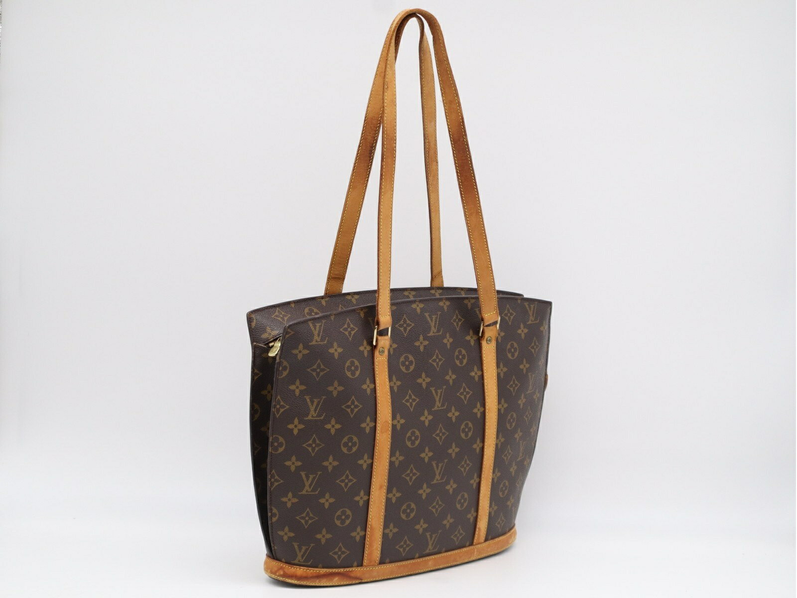 乐天商城 - ★3日以内返品可★ LOUIS VUITTON ルイ・ヴィトン モノグラム キャンバス バビロン M51102 ハンドバッグ ブラウン コーティングキャンバス レザー レディース【中古】