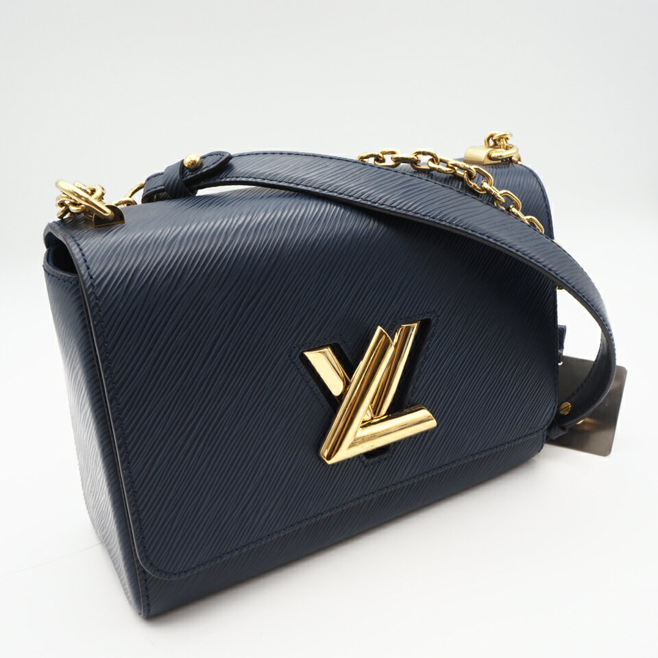 Rakuten - ★3日以内返品可★ 美品 LOUIS VUITTON ルイ・ヴィトン エピ ツイストMM M53090 ショルダーバッグ ネイビー レザー レディース【中古】