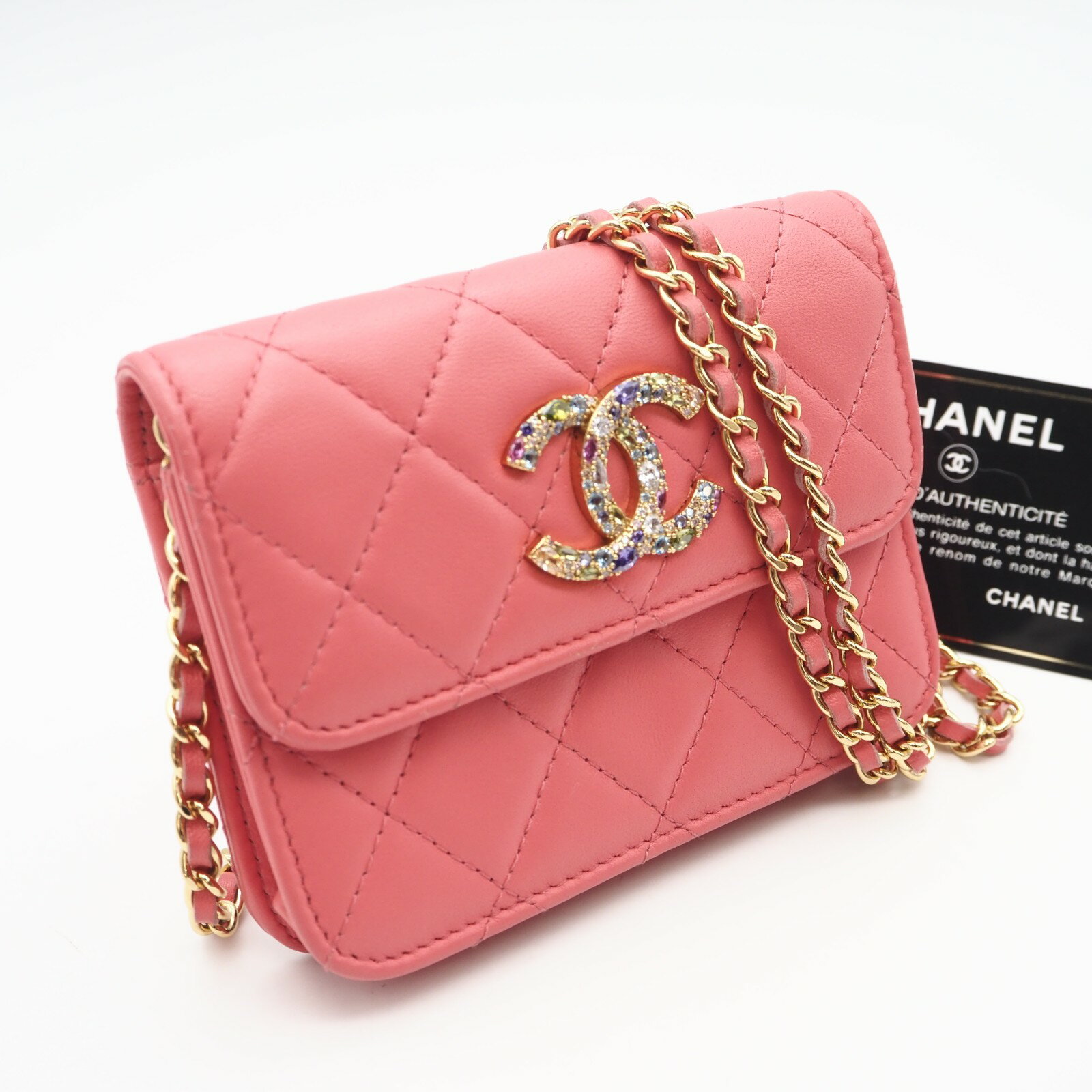 CHANEL マトラッセ ビジュー サテンピンク ドレミ 楽天市場】ビジュー（ブランドシャネル）（レディースバッグ｜バッグ