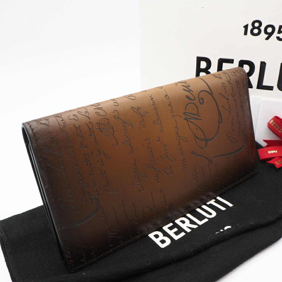 Berluti ブラウン長財布 専用袋付き 楽天市場】ベルルッティ 財布（素材（生地・毛糸）本革）の通販