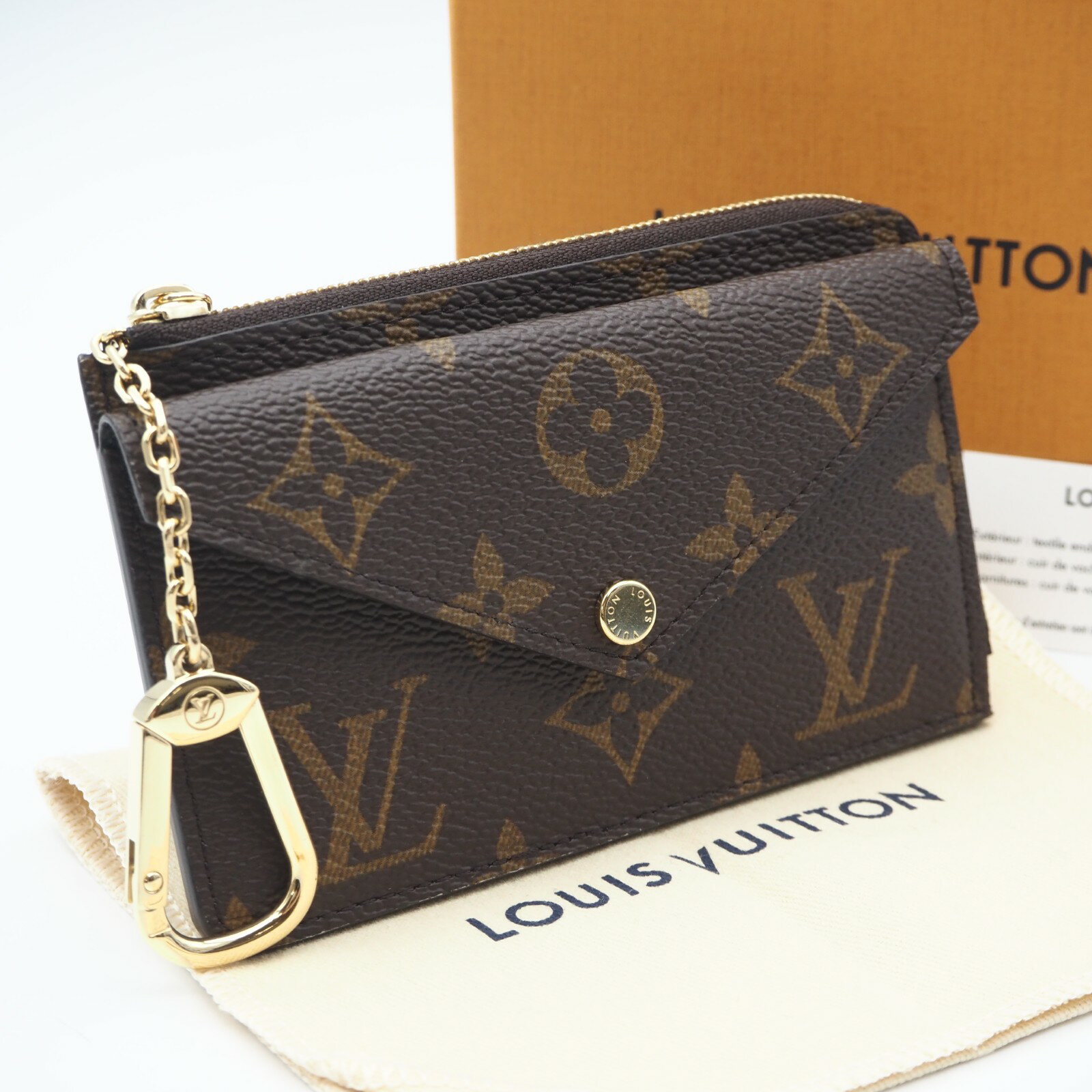 LOUIS VUITTON - ★3日以内返品可★ 極美品 LOUIS VUITTON ルイ・ヴィトン モノグラム ポルトカルトレクトヴェルソ M69431 コインケース ブラウン ベージュ コーティングキャンバス レザー レディース【中古】