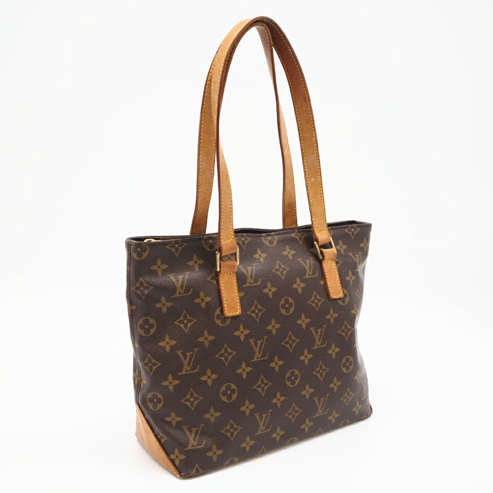 乐天商城 - ★3日以内返品可★ LOUIS VUITTON ルイ・ヴィトン モノグラム キャンバス カバピアノ M51148 ハンドバッグ ブラウン コーティングキャンバス レザー レディース【中古】