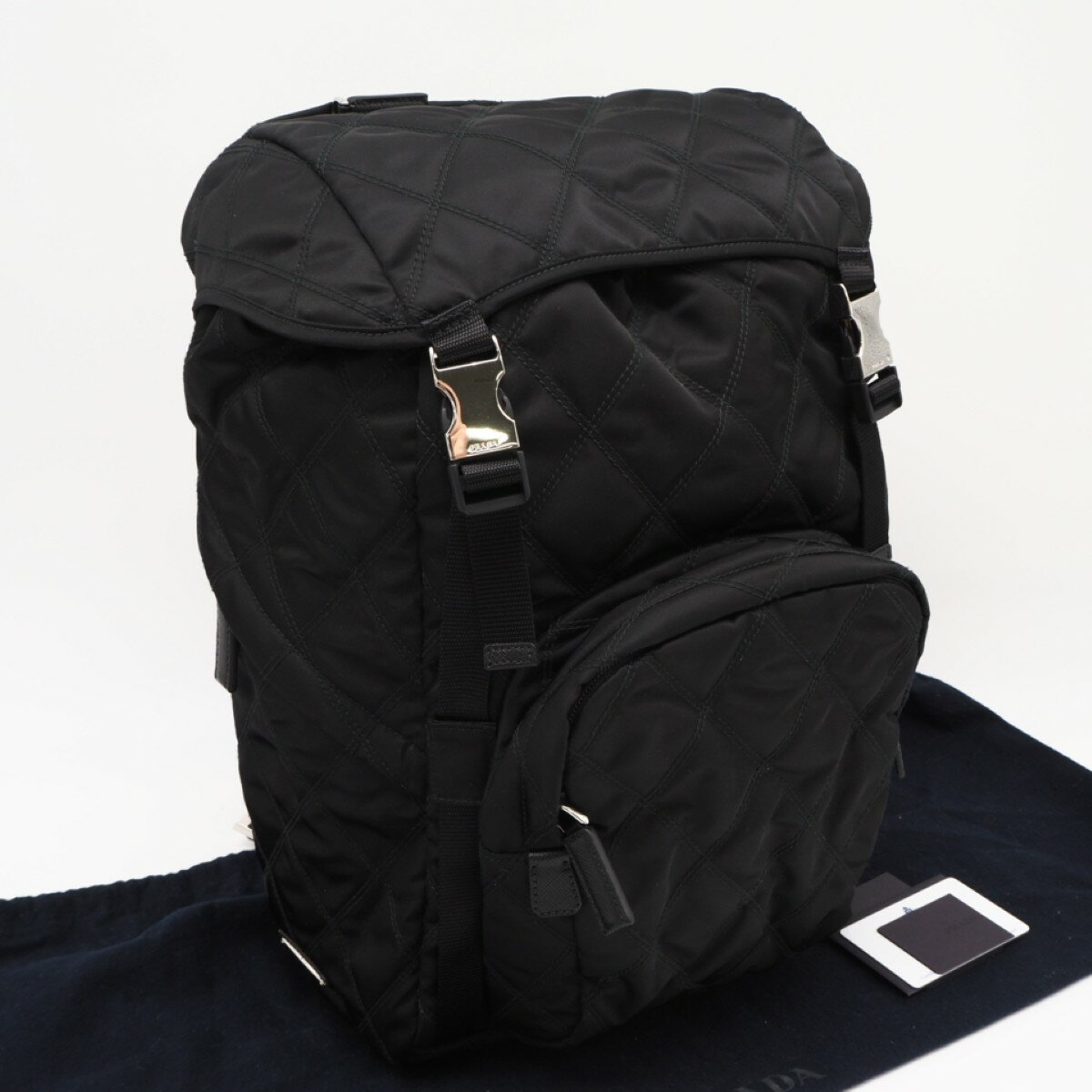 【極美品〜美品】プラダ ワンショルダーバッグ ベルトバッグ ナイロン×レザー PRADA/プラダ_Women通販 | Re-Nylon xサフィアーノレザー ベルトバッグ
