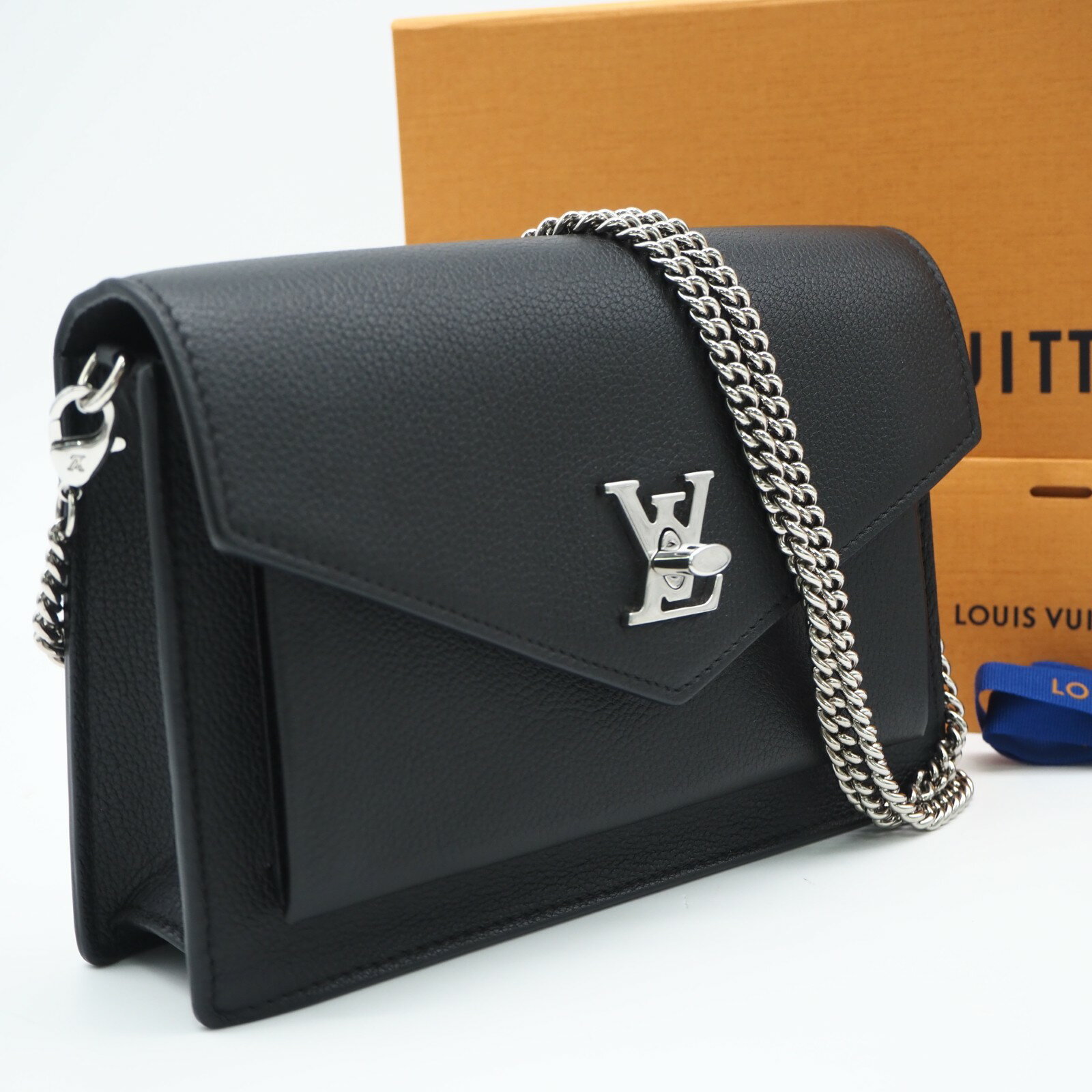 Rakuten - ★3日以内返品可★ 美品 LOUIS VUITTON ルイ・ヴィトン トリヨン ポシェットロックミー M63471 2wayショルダーバッグ ブラック トリヨンレザー レディース【中古】