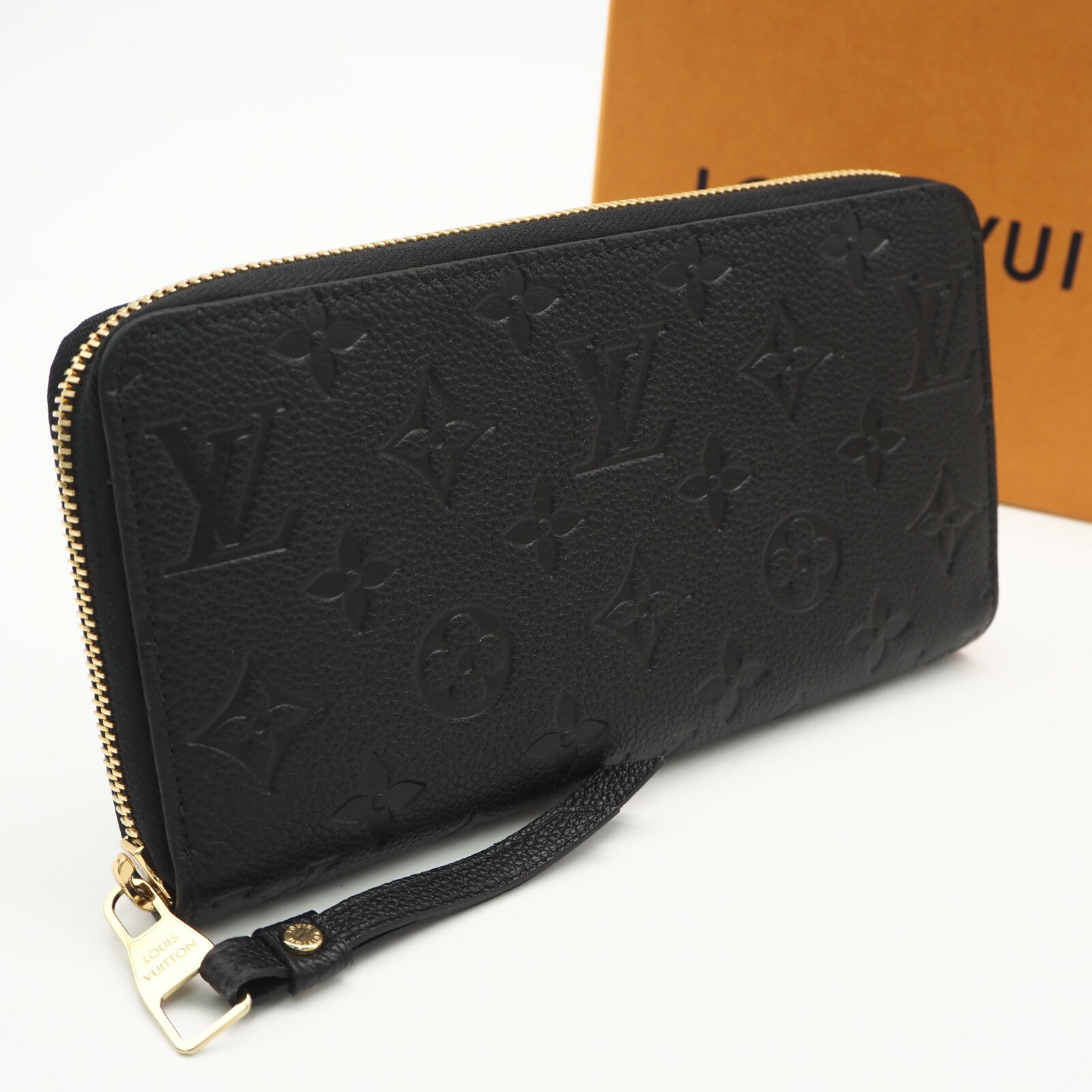 Rakuten - ★3日以内返品可★ 極美品 LOUIS VUITTON ルイ・ヴィトン モノグラム アンプラント ジッピーウォレット ノワール M61864 長財布 ブラック カーフレザー レディース【中古】