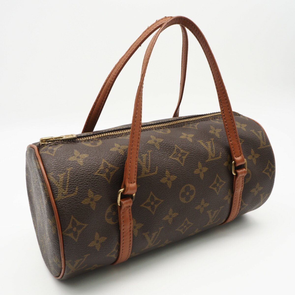 乐天商城 - ★3日以内返品可★ LOUIS VUITTON ルイ・ヴィトン モノグラム パピヨン26 M51366 ハンドバッグ ブラウン コーティングキャンバス レザー レディース【中古】