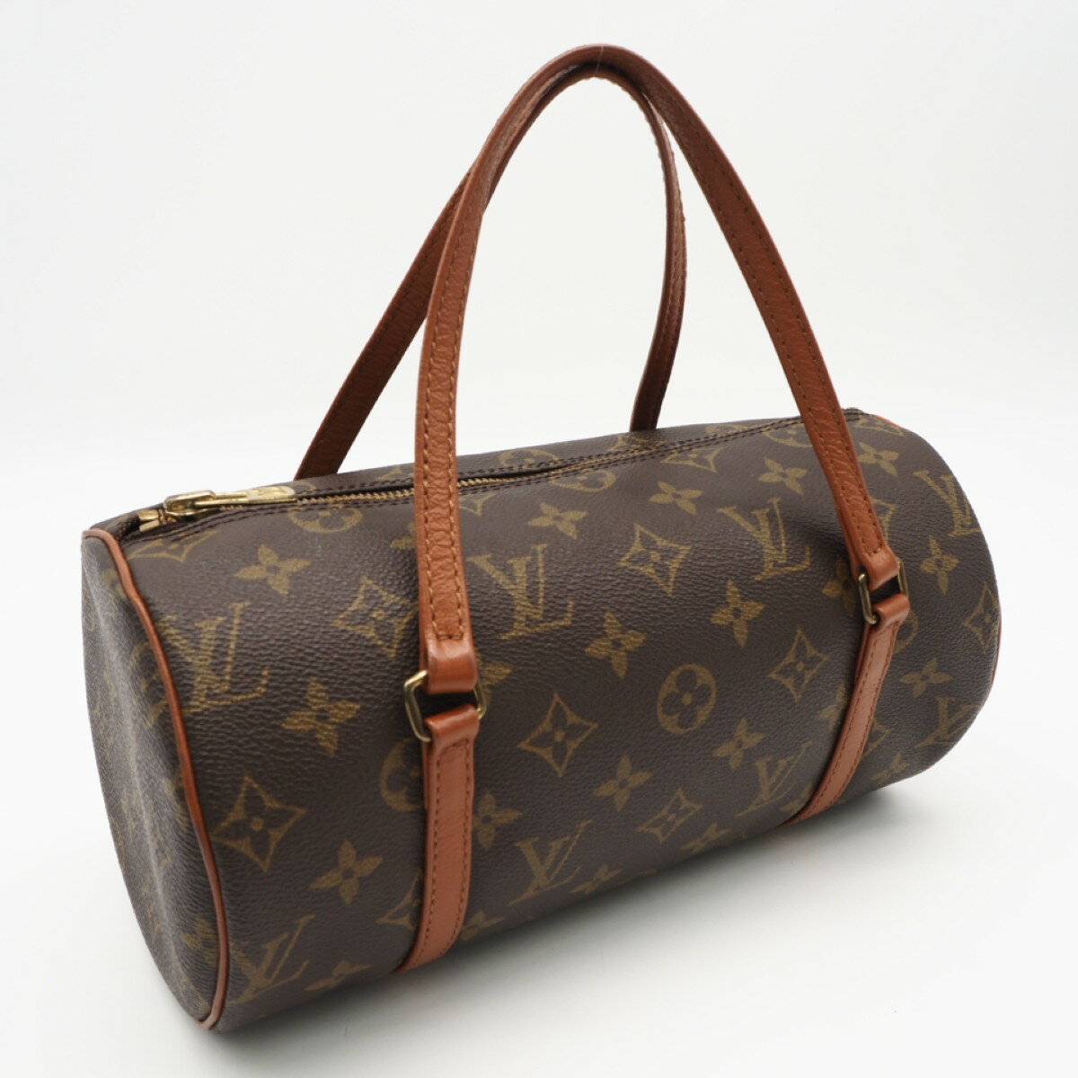 Rakuten - ★3日以内返品可★ LOUIS VUITTON ルイ・ヴィトン モノグラム パピヨン26 M51366 ハンドバッグ ブラウン コーティングキャンバス レザー レディース【中古】