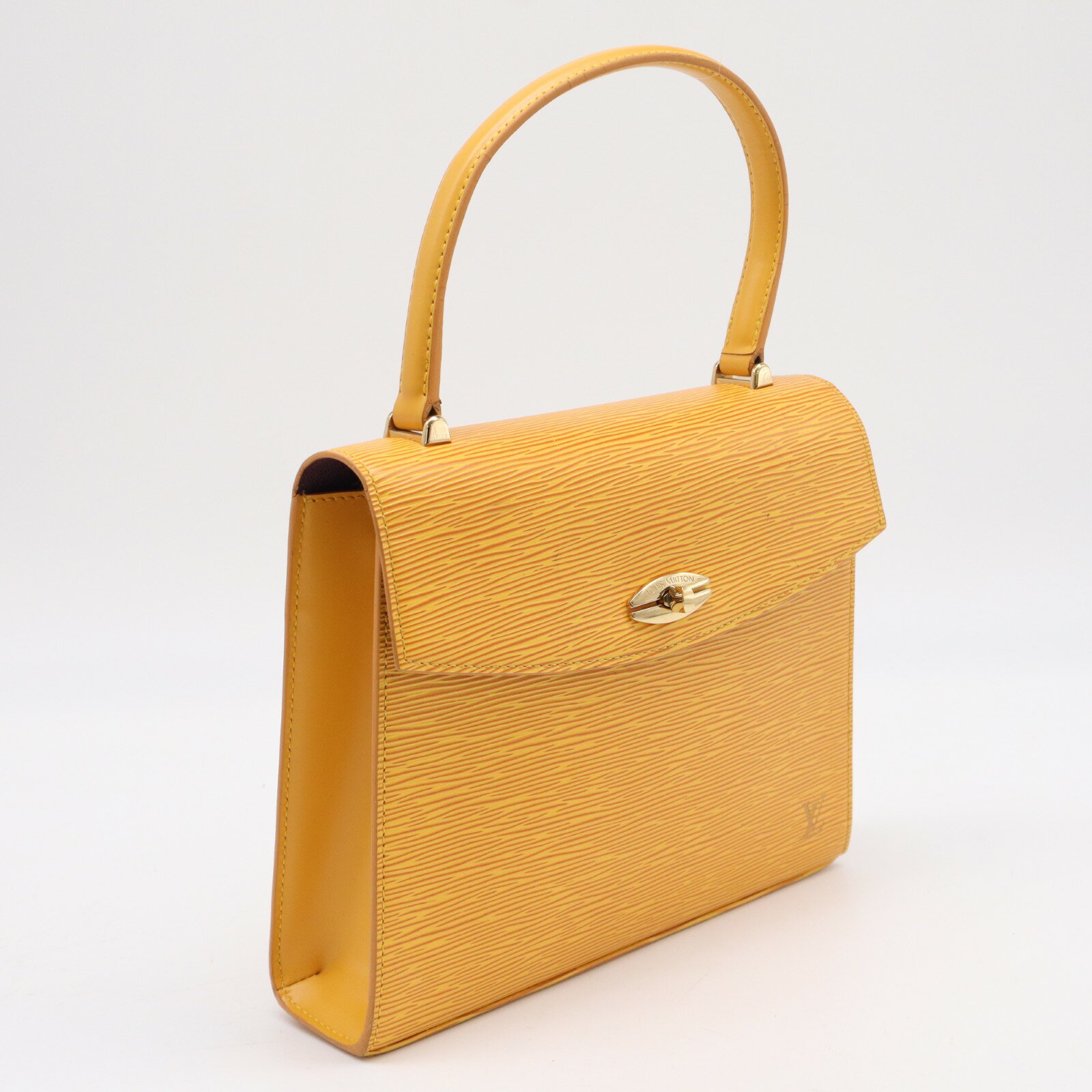 Rakuten - ★3日以内返品可★ LOUIS VUITTON ルイ・ヴィトン エピ マルゼルブ タッシリイエロー M52379 ハンドバッグ イエロー コーティングキャンバス レザー レディース【中古】