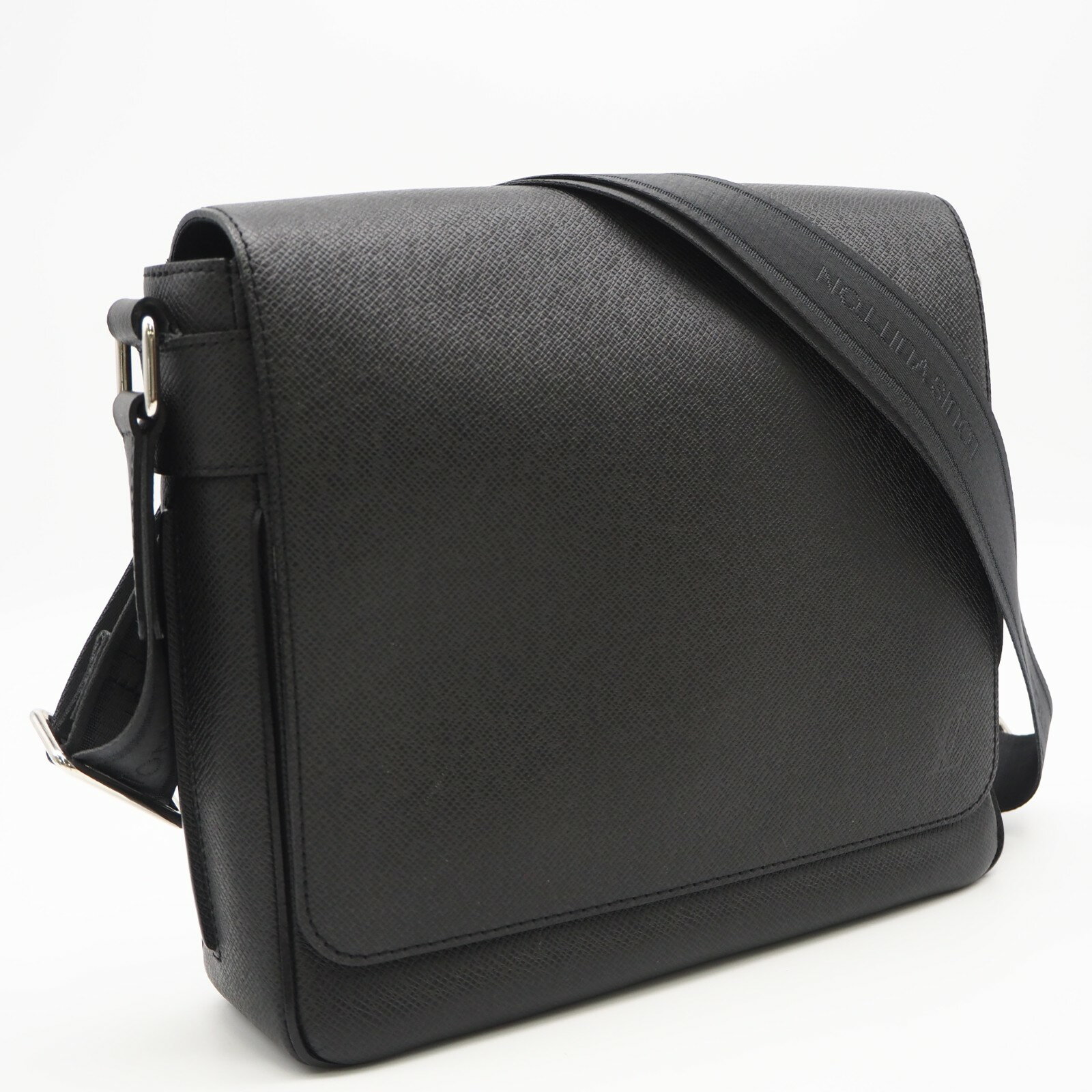 Rakuten - ★3日以内返品可★ 美品 LOUIS VUITTON ルイ・ヴィトン タイガ ロマンPM M32852 ショルダーバッグ ブラック カーフレザー メンズ【中古】