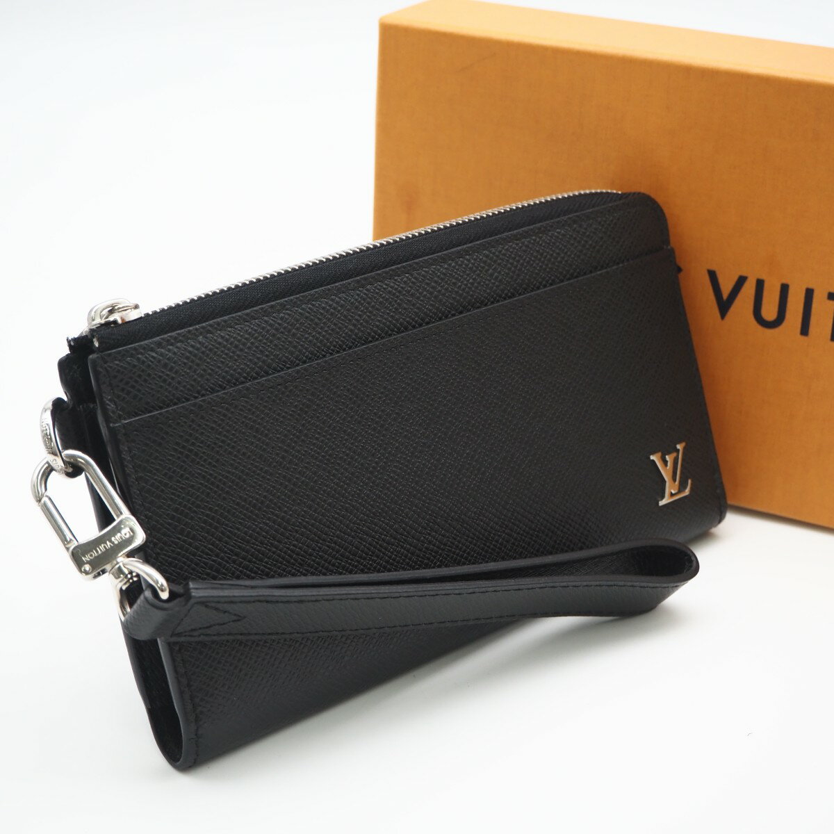 Rakuten - ★3日以内返品可★ 美品 LOUIS VUITTON ルイ・ヴィトン タイガ ジッピー ドラゴンヌ ノワール M69409 長財布 ブラック カーフレザー メンズ【中古】