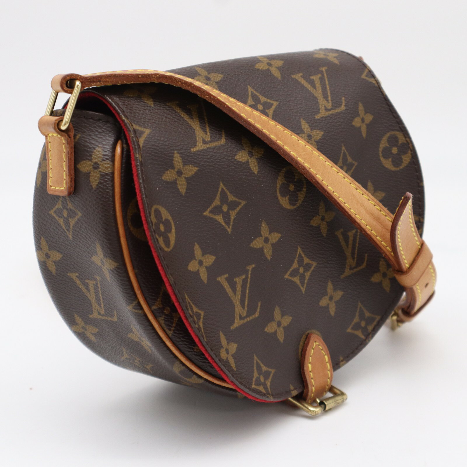 樂天商城 - ★3日以内返品可★ LOUIS VUITTON ルイ・ヴィトン モノグラム タンブラン M51179 ショルダーバッグ ブラウン ベージュ コーティングキャンバス レザー レディース【中古】