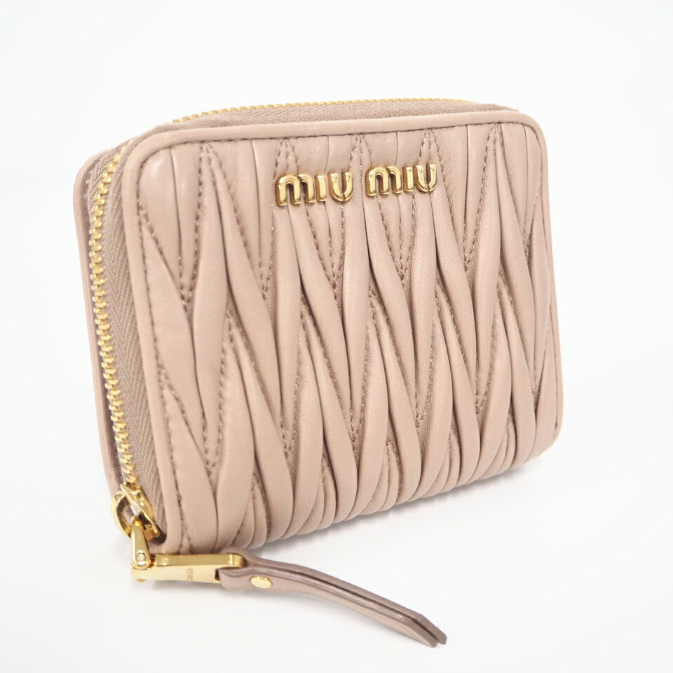 楽天市場】MiuMiu 財布 ピンクベージュの通販