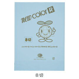 色彩豊かで用途も広く使えます。●寸法／8切判 392mm×271mm●坪量／122.1g/m2●四六判換算/105kg●紙厚/約0.23mm●色見本は現物とは若干異なります。ニューカラー8切10枚ピンク【教育用ペーパー/色画用紙】