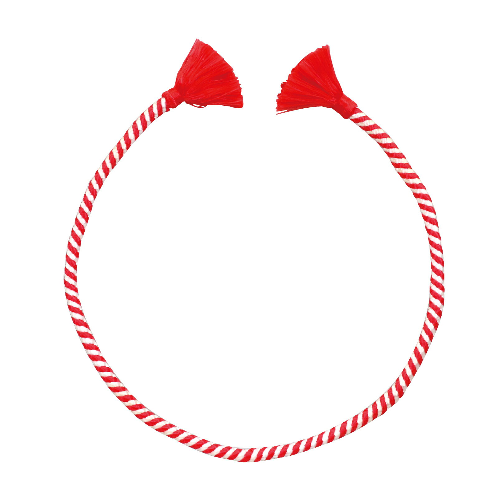 乐天商城 - かんたんねじりはちまき 赤/白（運動会 応援アイテム 運動会 ダンス 体操 踊り カラー 応援 鉢巻 エイサー）