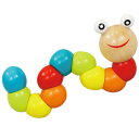 くねくねイモムシ(イベント プレゼント 子供会 プレゼント イベント 景品 木製玩具 曲がるおもちゃ 手先 指先)